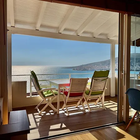 Sunset Seafront Panorama View *